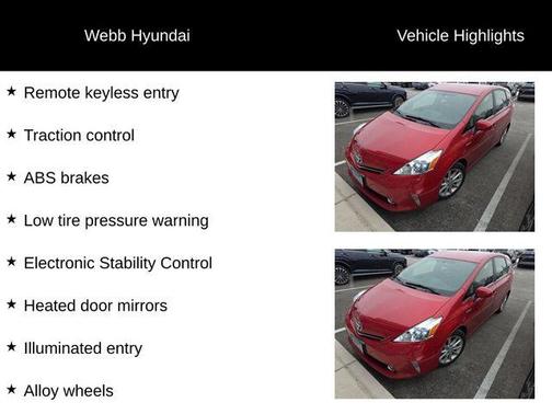 2013 Toyota Prius v Two