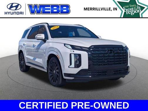Hyper White 2024 Hyundai PALISADE Calligraphy Night Edition