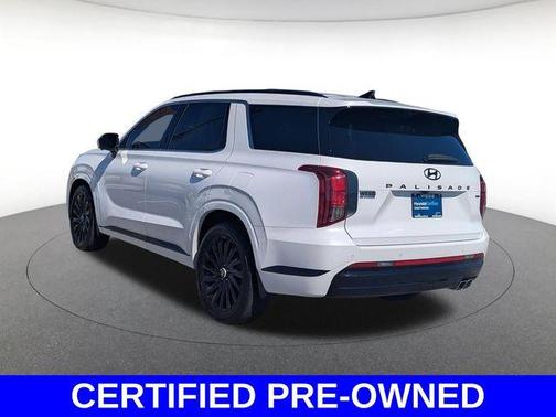 Hyper White 2024 Hyundai PALISADE Calligraphy Night Edition