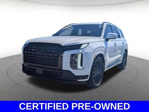 Hyper White 2024 Hyundai PALISADE Calligraphy Night Edition