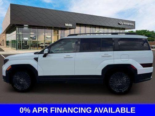 White 2026 Hyundai SANTA FE HEV Calligraphy