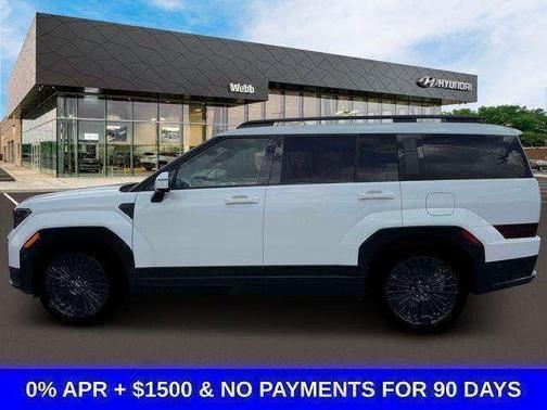 White 2026 Hyundai SANTA FE HEV Calligraphy