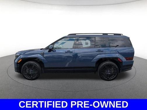 Atlantic Blue 2025 Hyundai SANTA FE HEV Calligraphy