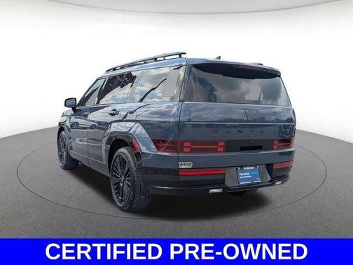 Atlantic Blue 2025 Hyundai SANTA FE HEV Calligraphy