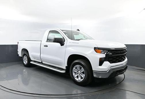 Summit White 2025 Chevrolet Silverado 1500 WT