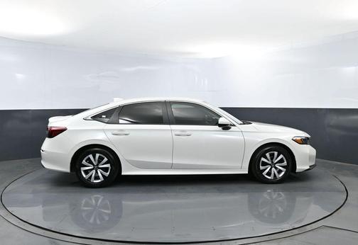 White 2025 Honda Civic LX