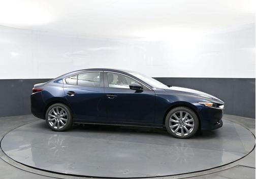 Deep Crystal Blue Mica 2026 Mazda Mazda3 FWD w/Preferred Package