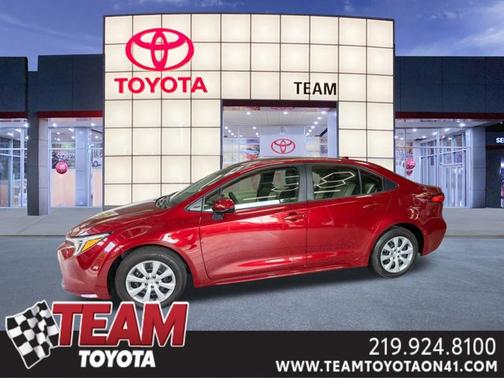 Ruby Flare Pearl 2025 Toyota Corolla Hybrid SE