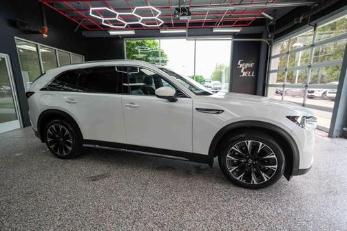 Rhodium White Premium 2024 Mazda CX-90 PHEV Premium