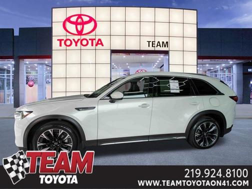 Rhodium White Premium 2024 Mazda CX-90 PHEV Premium