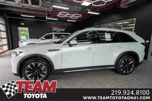 Rhodium White Premium 2024 Mazda CX-90 PHEV Premium