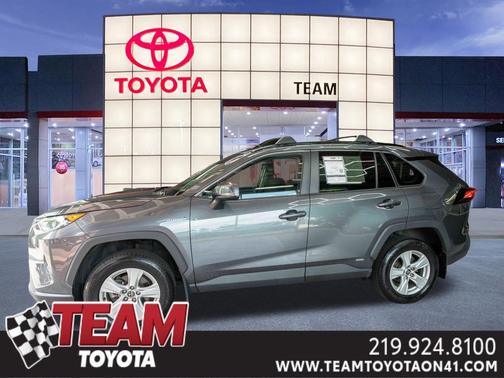 Magnetic Gray Metallic 2021 Toyota RAV4 Hybrid XLE