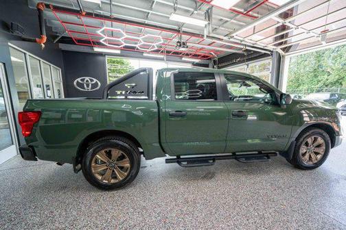 Tactical Green Metallic 2024 Nissan Titan SV