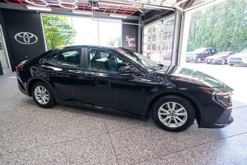 Midnight Black Metallic 2025 Toyota Camry LE