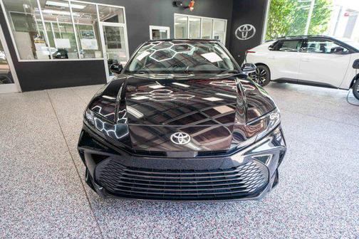 Midnight Black Metallic 2025 Toyota Camry LE