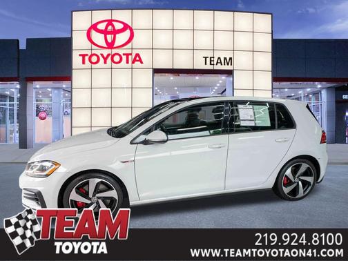 Pure White 2018 Volkswagen Golf GTI 2.0T S 4-Door
