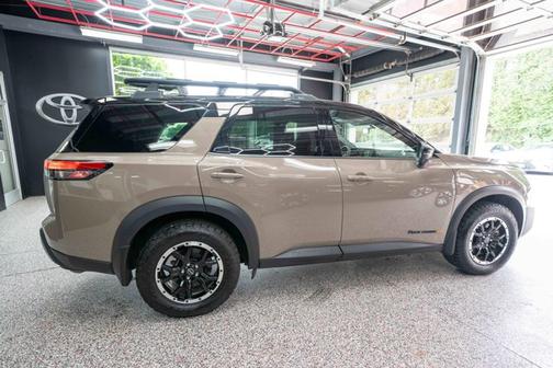 Baja Storm/Super Black Roof 2024 Nissan Pathfinder Rock Creek 4WD