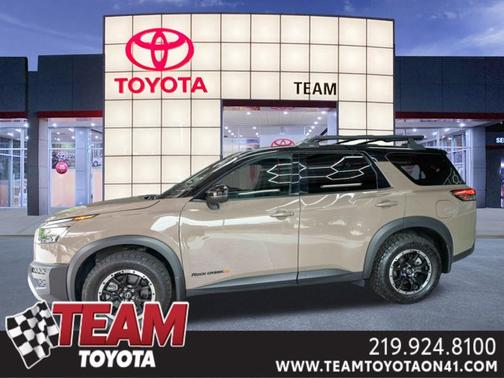 Baja Storm/Super Black Roof 2024 Nissan Pathfinder Rock Creek 4WD