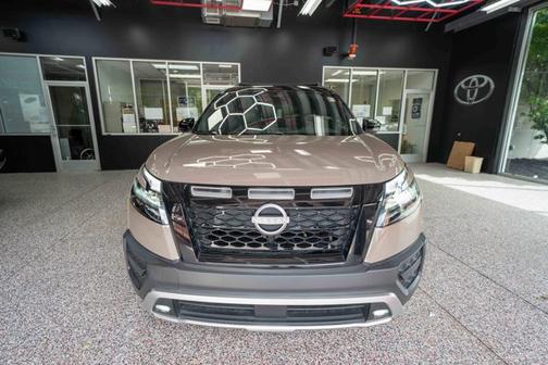 Baja Storm/Super Black Roof 2024 Nissan Pathfinder Rock Creek 4WD