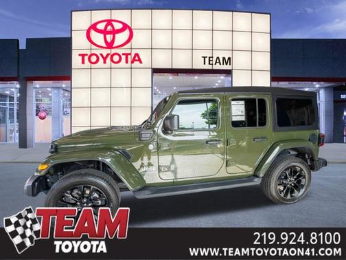Sarge Green Clearcoat 2023 Jeep Wrangler 4xe Sahara