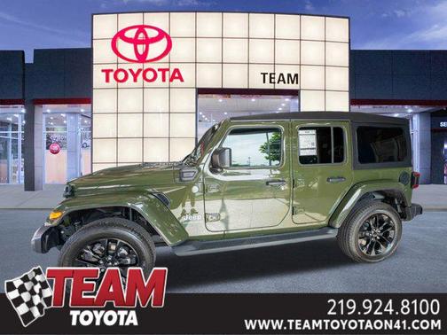 Sarge Green Clearcoat 2023 Jeep Wrangler 4xe Sahara
