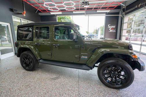 Sarge Green Clearcoat 2023 Jeep Wrangler 4xe Sahara