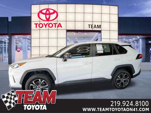 White 2022 Toyota RAV4 LE