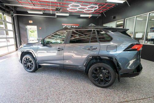 Magnetic Gray Metallic/Midnight Black Metallic 2023 Toyota RAV4 Hybrid SE