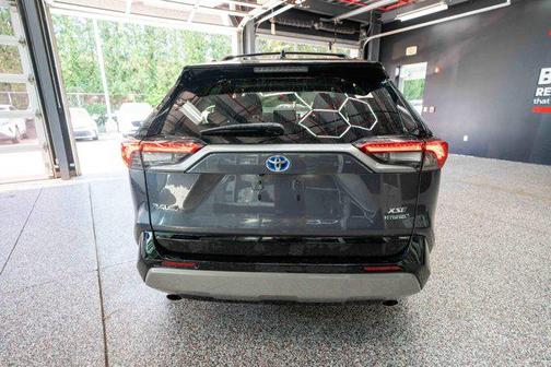 Magnetic Gray Metallic/Midnight Black Metallic 2023 Toyota RAV4 Hybrid SE