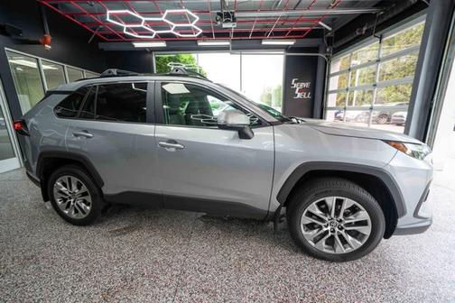 Silver Sky Metallic 2025 Toyota RAV4 XLE Premium