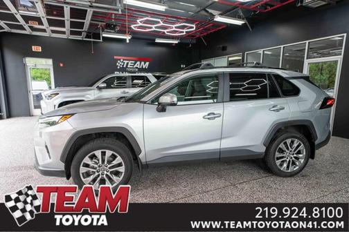 Silver Sky Metallic 2025 Toyota RAV4 XLE Premium