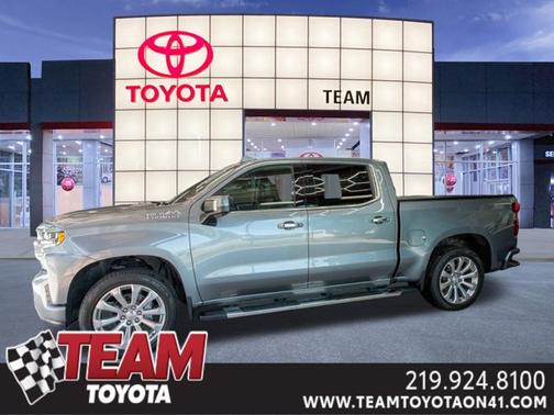 Satin Steel Metallic 2021 Chevrolet Silverado 1500 High Country