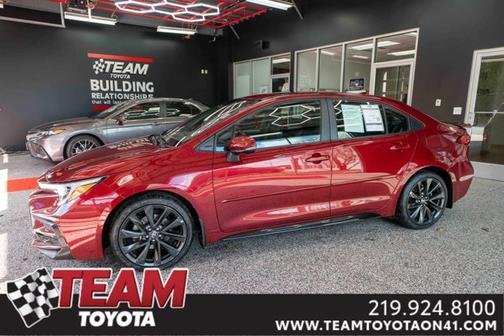 Ruby Flare Pearl 2023 Toyota Corolla XSE
