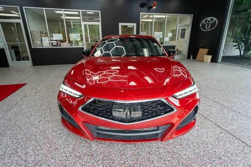 Performance Red Pearl 2021 Acura TLX Technology