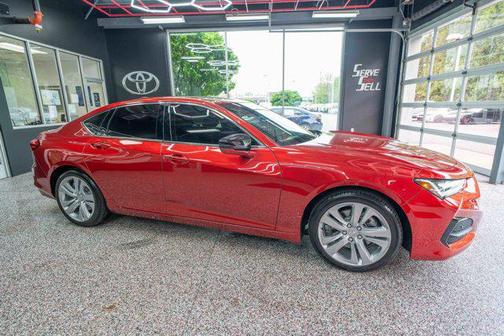 Performance Red Pearl 2021 Acura TLX Technology