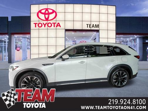 Rhodium White Premium 2024 Mazda CX-90 PHEV Premium