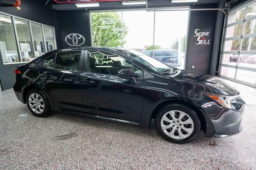 Black Sand Pearl 2021 Toyota Corolla LE
