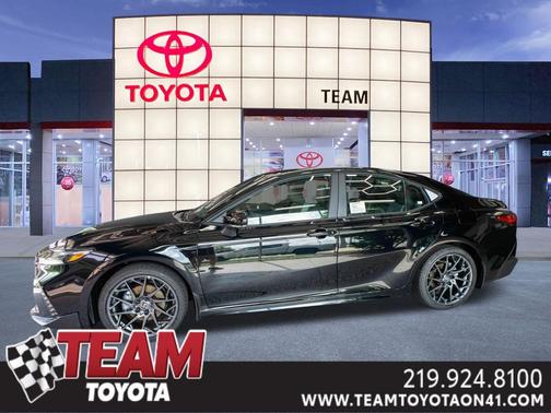 Midnight Black Metallic 2026 Toyota Camry SE