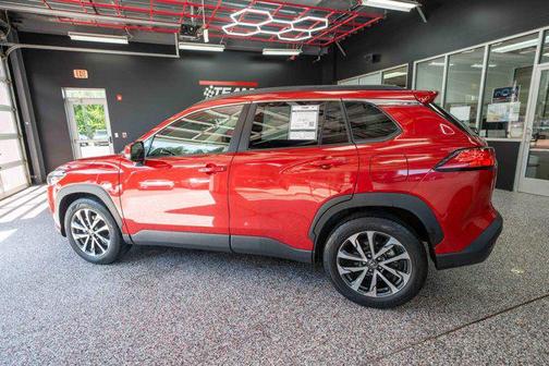 Barcelona Red Metallic 2024 Toyota Corolla Cross XLE