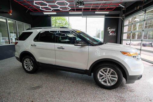 WHITE PLATINUM MET TRI-COAT 2013 Ford Explorer XLT