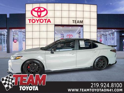 Ice Edge/Midnight Black Metallic 2021 Toyota Camry TRD