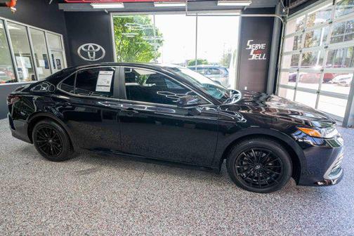 Midnight Black Metallic 2023 Toyota Camry LE