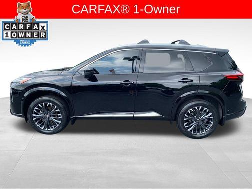 Black 2025 Nissan Rogue Platinum