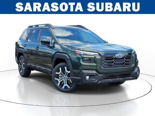 Deep Emerald Green 2026 Subaru Outback Touring XT