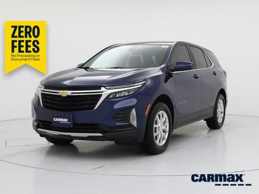 Blue 2022 Chevrolet Equinox LT