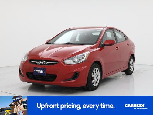 Red 2014 Hyundai Accent GLS