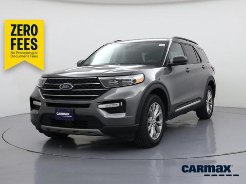 Gray 2022 Ford Explorer XLT