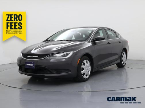 Gray 2015 Chrysler 200 LX