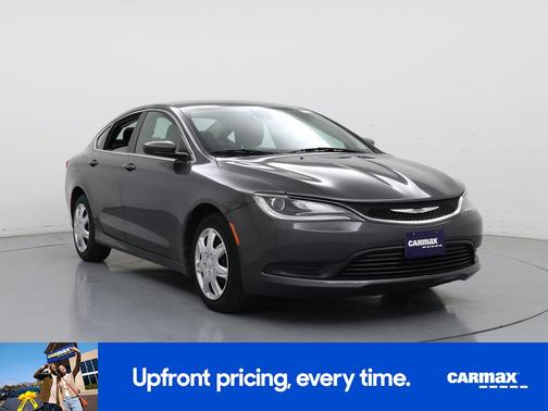 Gray 2015 Chrysler 200 LX