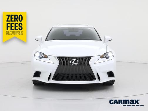 White 2015 Lexus IS 250